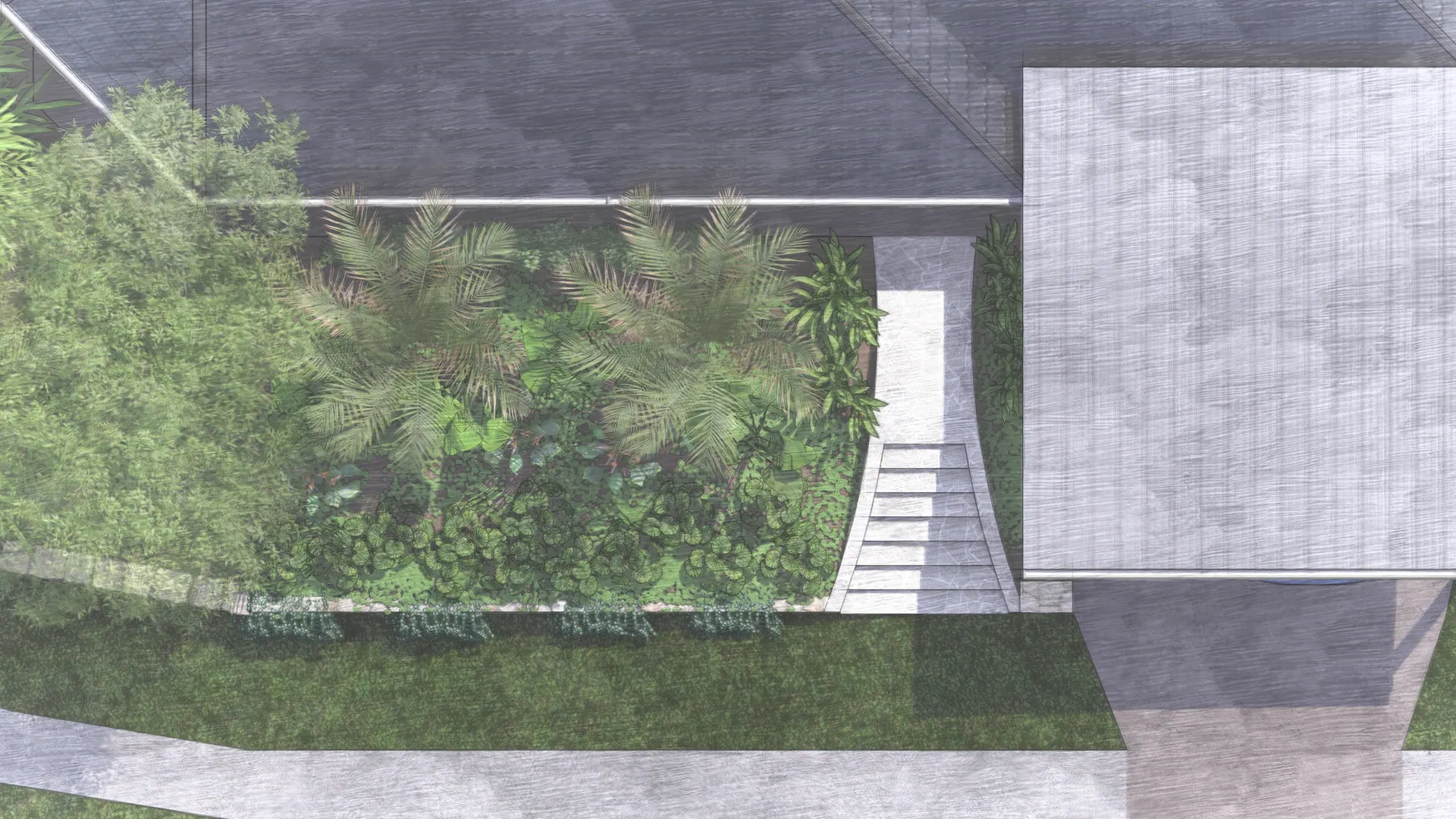 Eatons Hill Entrance design drawing 1