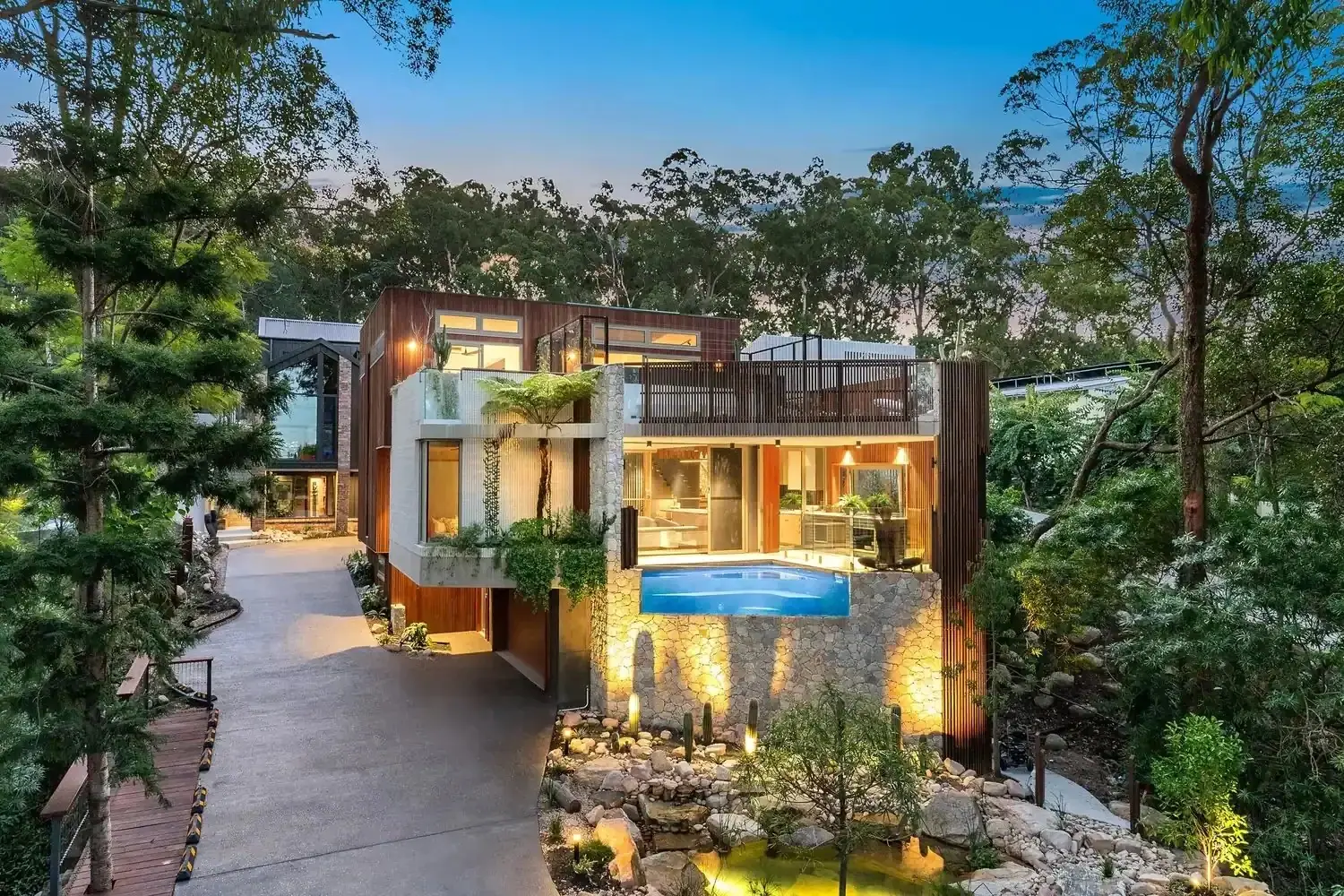Nest residence, streetside
