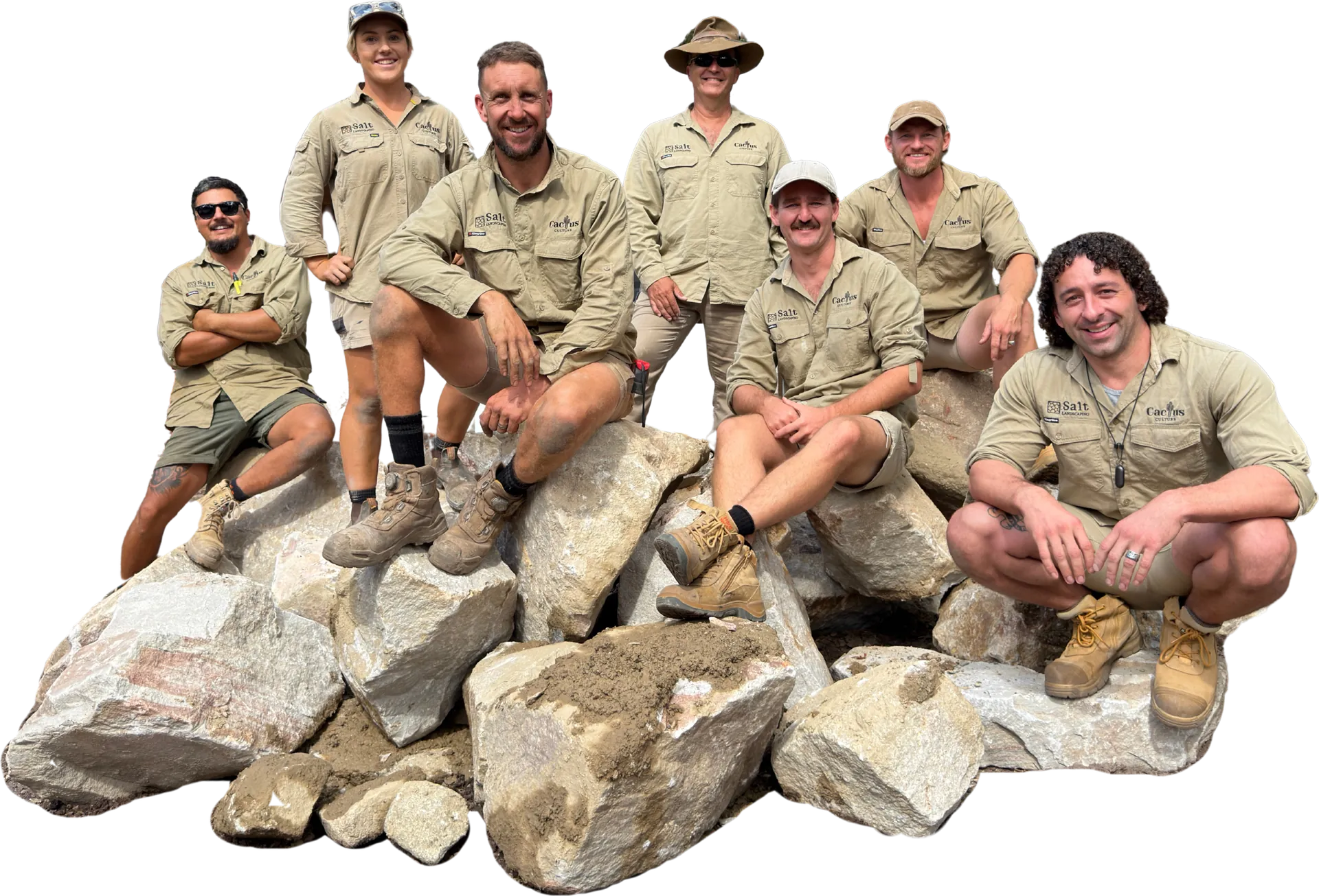 The Salt Landscaping team