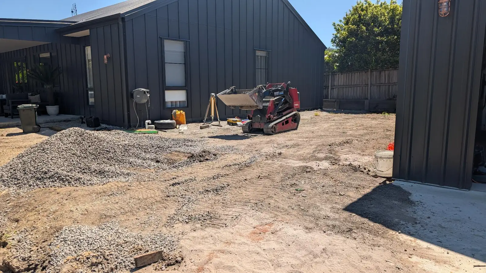 The Black Barn Eumundi before construction